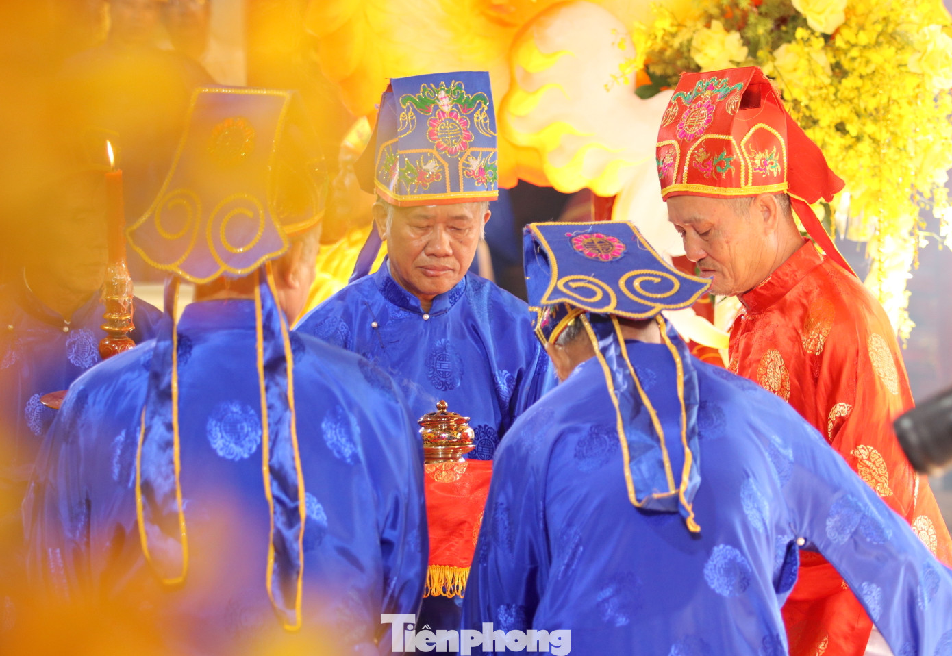 Các nghi thức trong lễ đại tế diễn ra trang nghiêm, thành kính theo đúng nghi thức truyền thống.