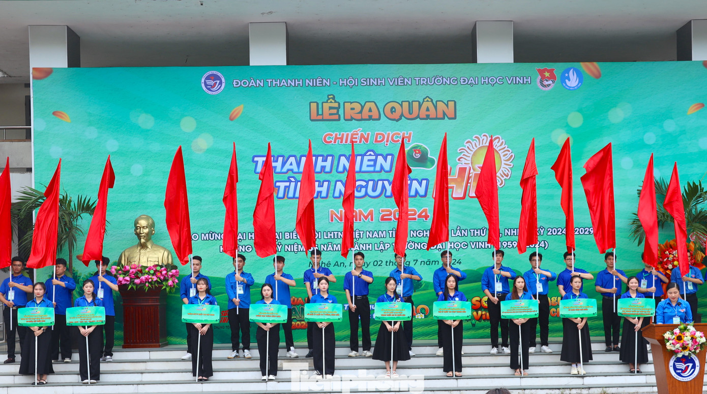 Tuổi trẻ Đại học Vinh đã đặt ra 10 tiêu chí cơ bản trong Chiến dịch Thanh niên tình nguyện Hè 2024. Tuổi trẻ Đại học Vinh đã đặt ra 10 tiêu chí cơ bản trong Chiến dịch Thanh niên tình nguyện Hè 2024.