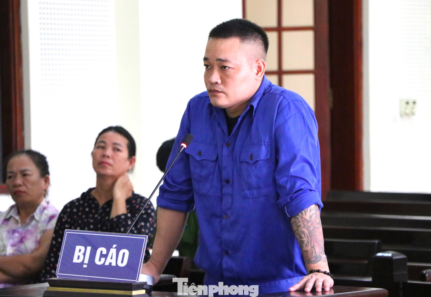 Lê Thanh Hưng tại phiên tòa.