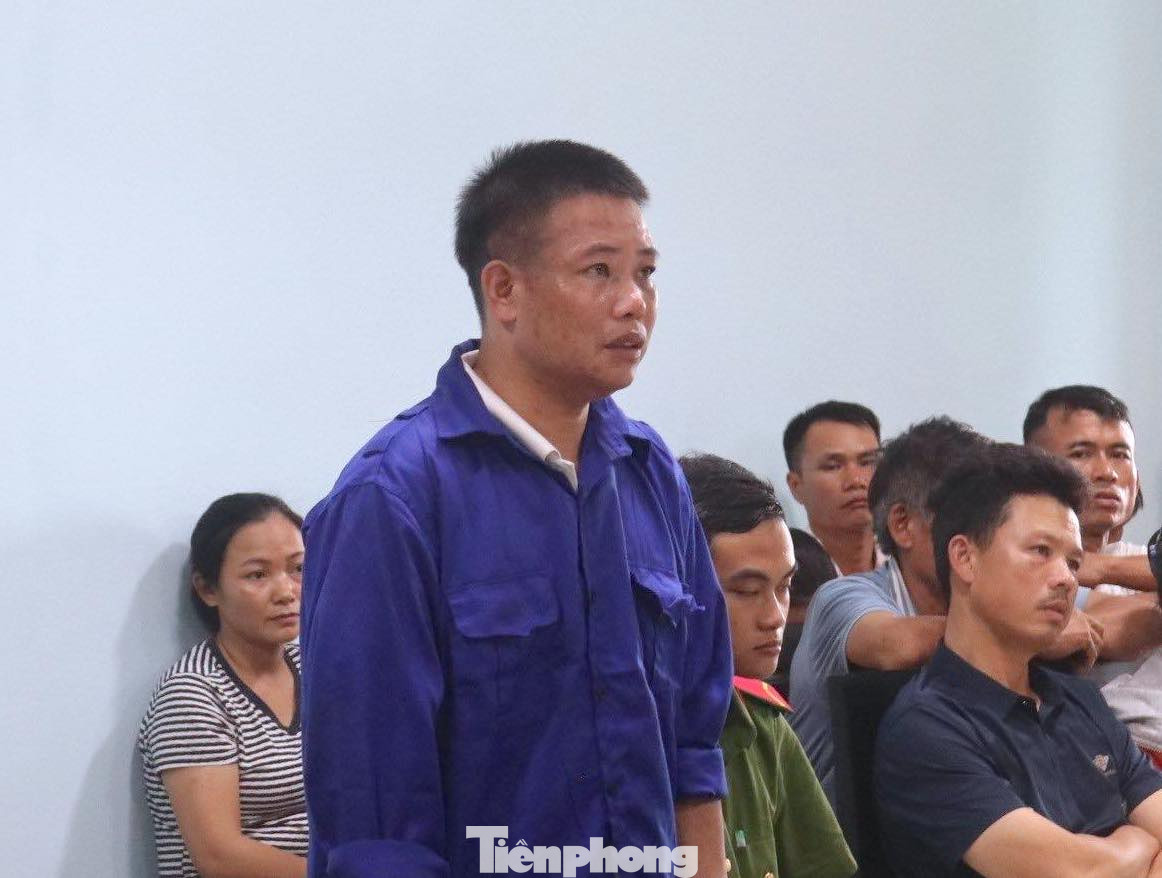 Bị cáo Nguyễn Văn Chinh tại phiên tòa.