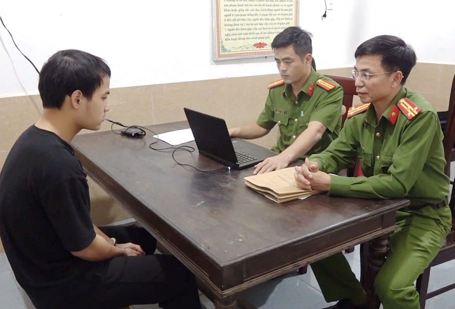 Công an đang hoàn tất hồ sơ để xử lý đối tượng Huy.