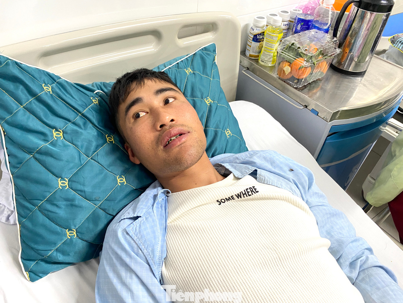 Anh Hữu vẫn chưa hết bàng hoàng khi nhớ lại khoảng thời gian 30 giờ lênh đênh trên biển.