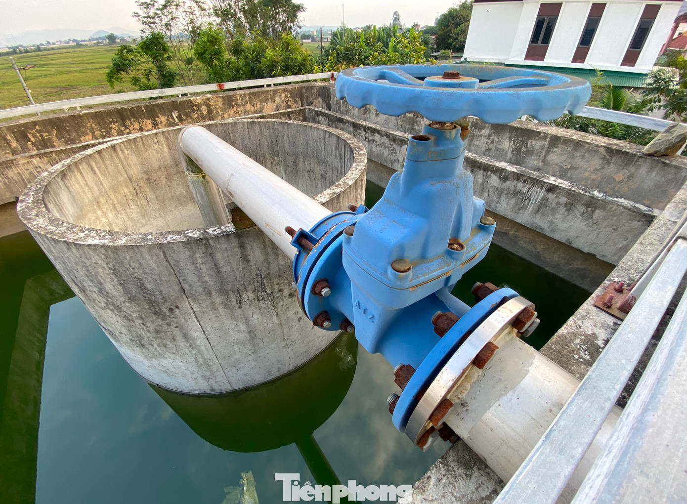 Các hạng mục trong nhà máy đã được xây dựng xong nhưng bỏ hoang nhiều năm qua.