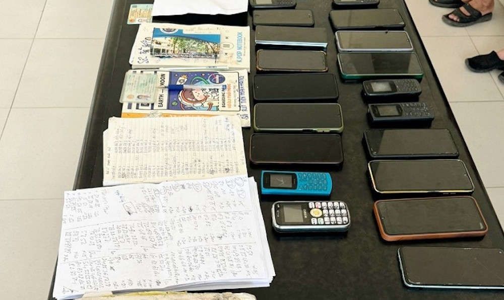 Tang vật công an thu giữ.