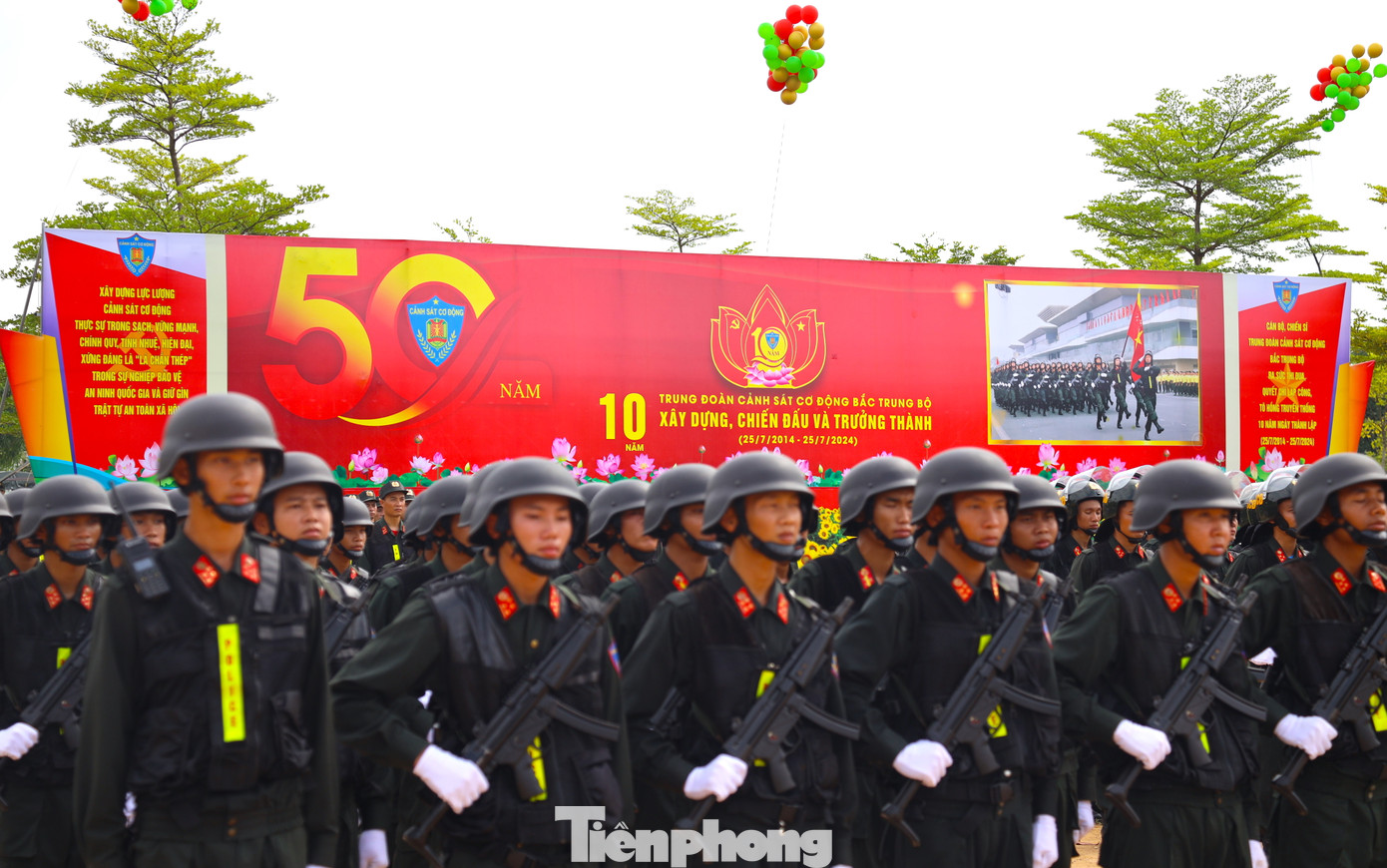 Suốt 10 năm qua, Trung đoàn CSCĐ đã đạt nhiều thành tích, chiến công nổi bật được lãnh đạo các cấp ghi nhận, đánh giá cao.