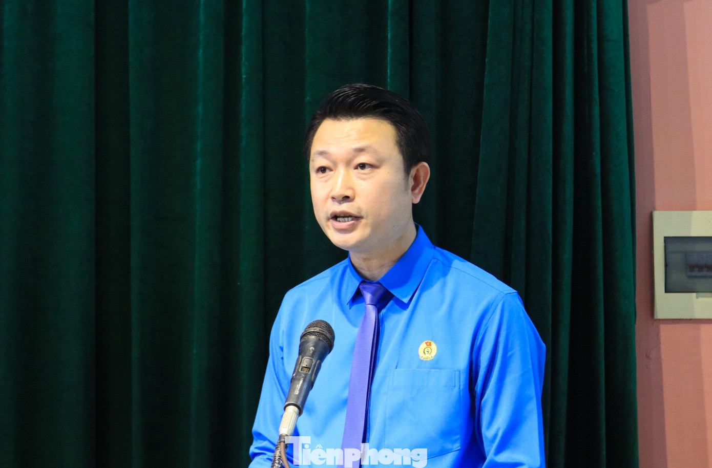 Tân Giám đốc Nhà Văn hóa Lao động tỉnh Nghệ An Nguyễn Đức Thụ hứa sẽ cố gắng phấn đấu, học tập để hoàn thành tốt nhiệm vụ.