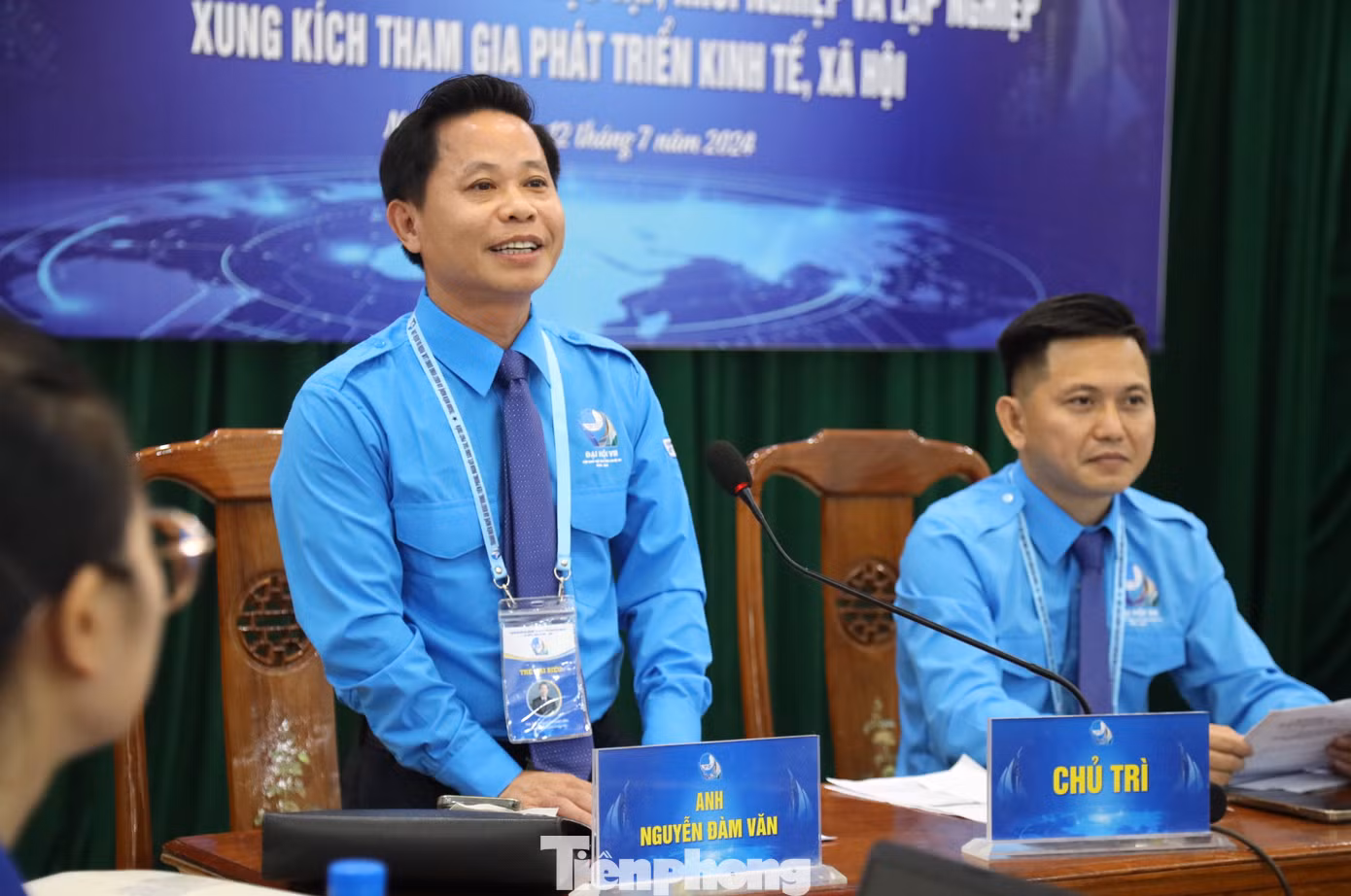 Anh Nguyễn Đàm Văn - Phó Chủ tịch Hội LHTN tỉnh, Chủ tịch Hội Doanh nhân trẻ tỉnh Nghệ An chia sẻ kinh nghiệm của bản thân trong khởi nghiệp, lập nghiệp.