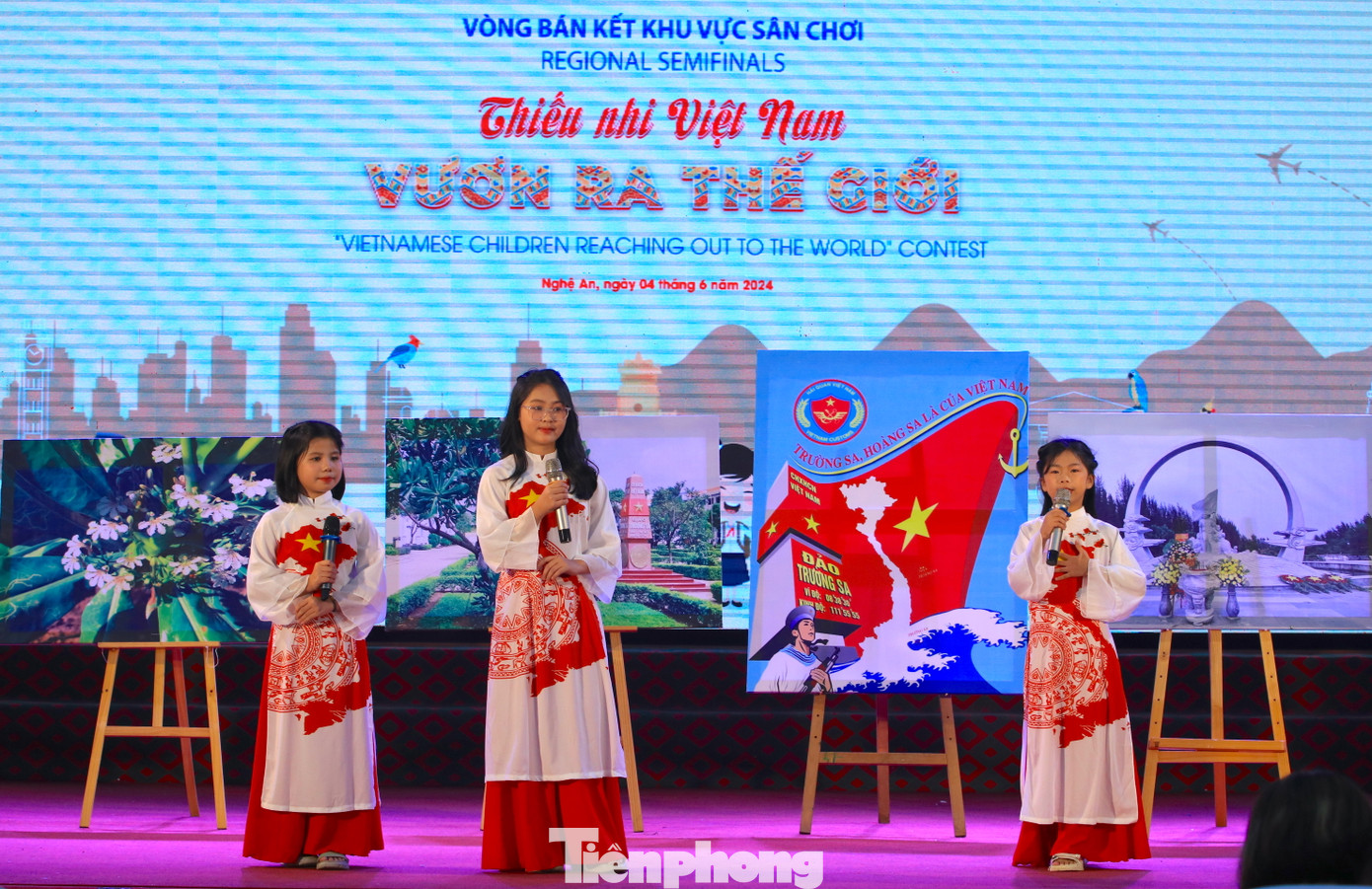 Ở khu vực Bắc Trung Bộ, vòng bán kết sân chơi “Thiếu nhi Việt Nam - Vươn ra thế giới” có sự tham gia của 12 đội thi đến từ các tỉnh Quảng Bình, Quảng Trị, Hà Tĩnh và các huyện, thành thị trên địa bàn tỉnh Nghệ An.