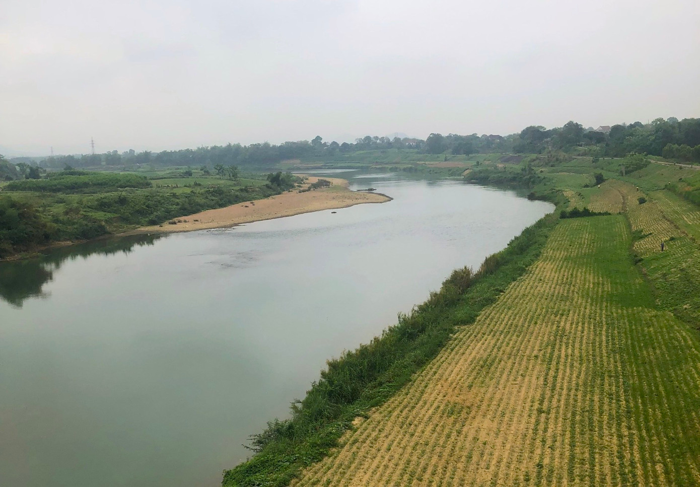 Khu vực sông Hiếu nơi xảy ra sự việc.