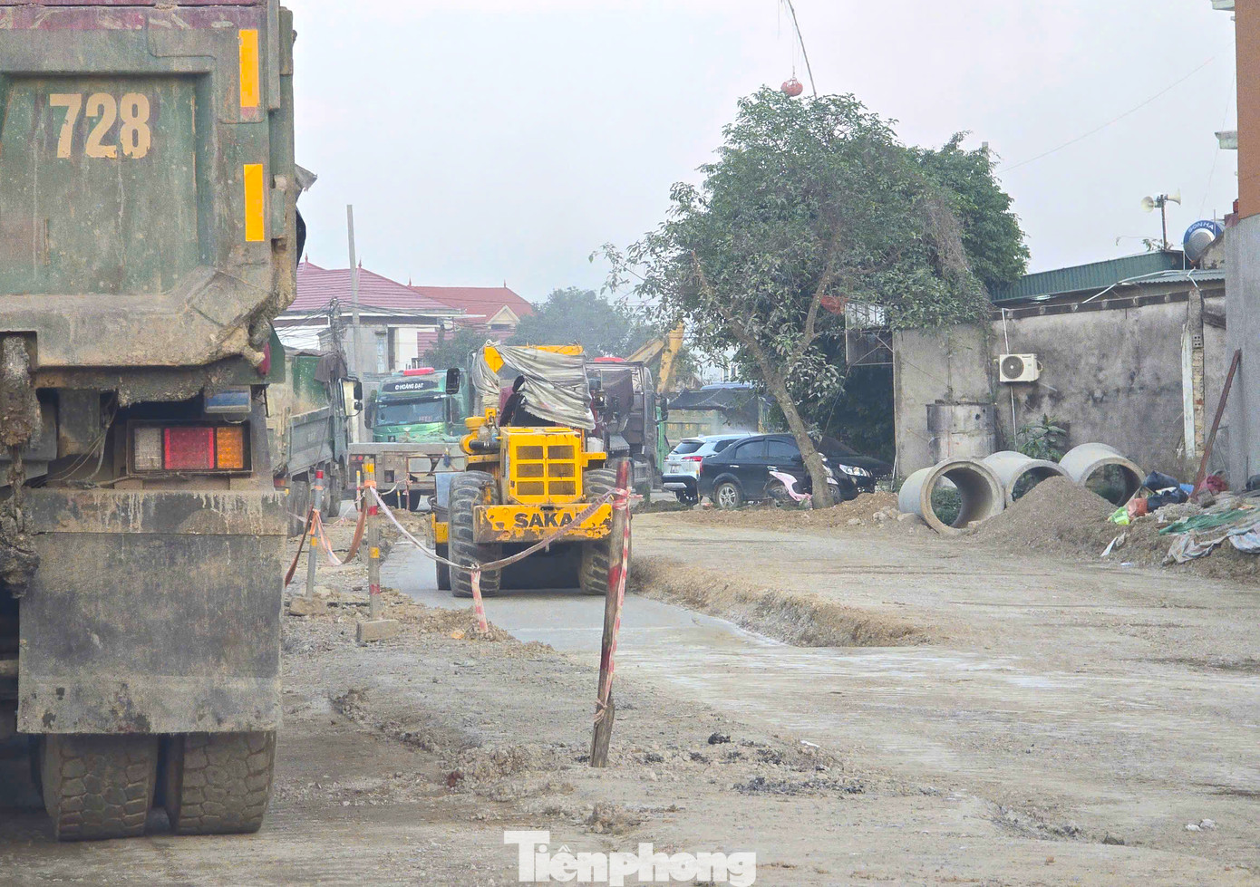 Một số đoạn đang được các đơn vị triển khai thi công.