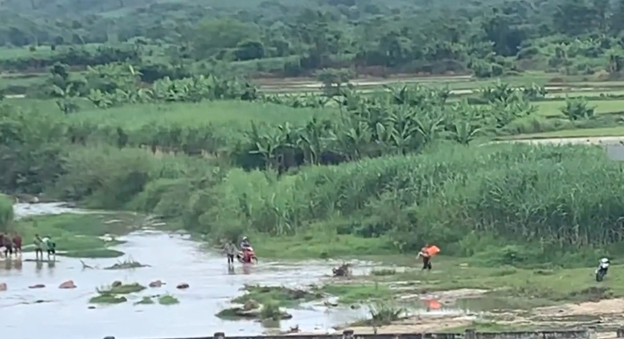 Hiện trường nơi xảy ra sự việc.