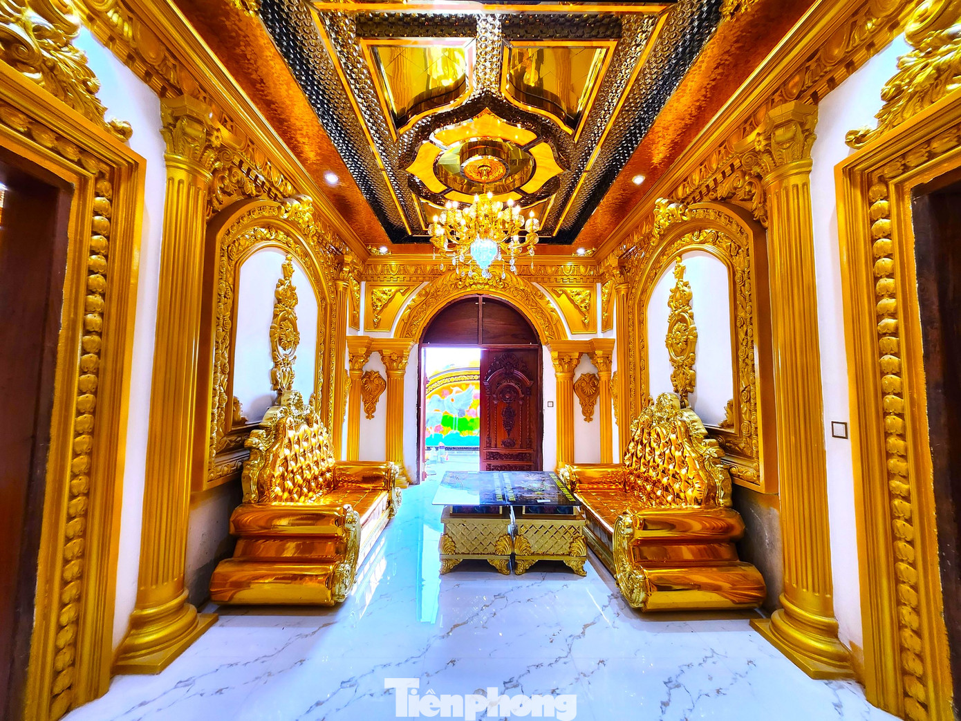 Không gian các phòng rộng lớn, thoáng mát.