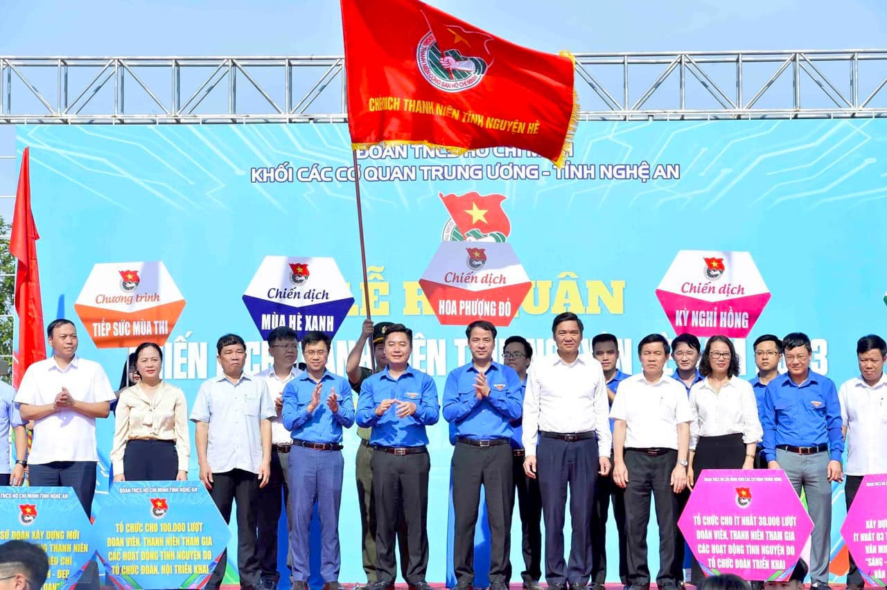 Chiến dịch Thanh niên tình nguyện Hè 2023, tuổi trẻ Nghệ An đã vượt chỉ tiêu 11/13 kế hoạch đã đề ra.