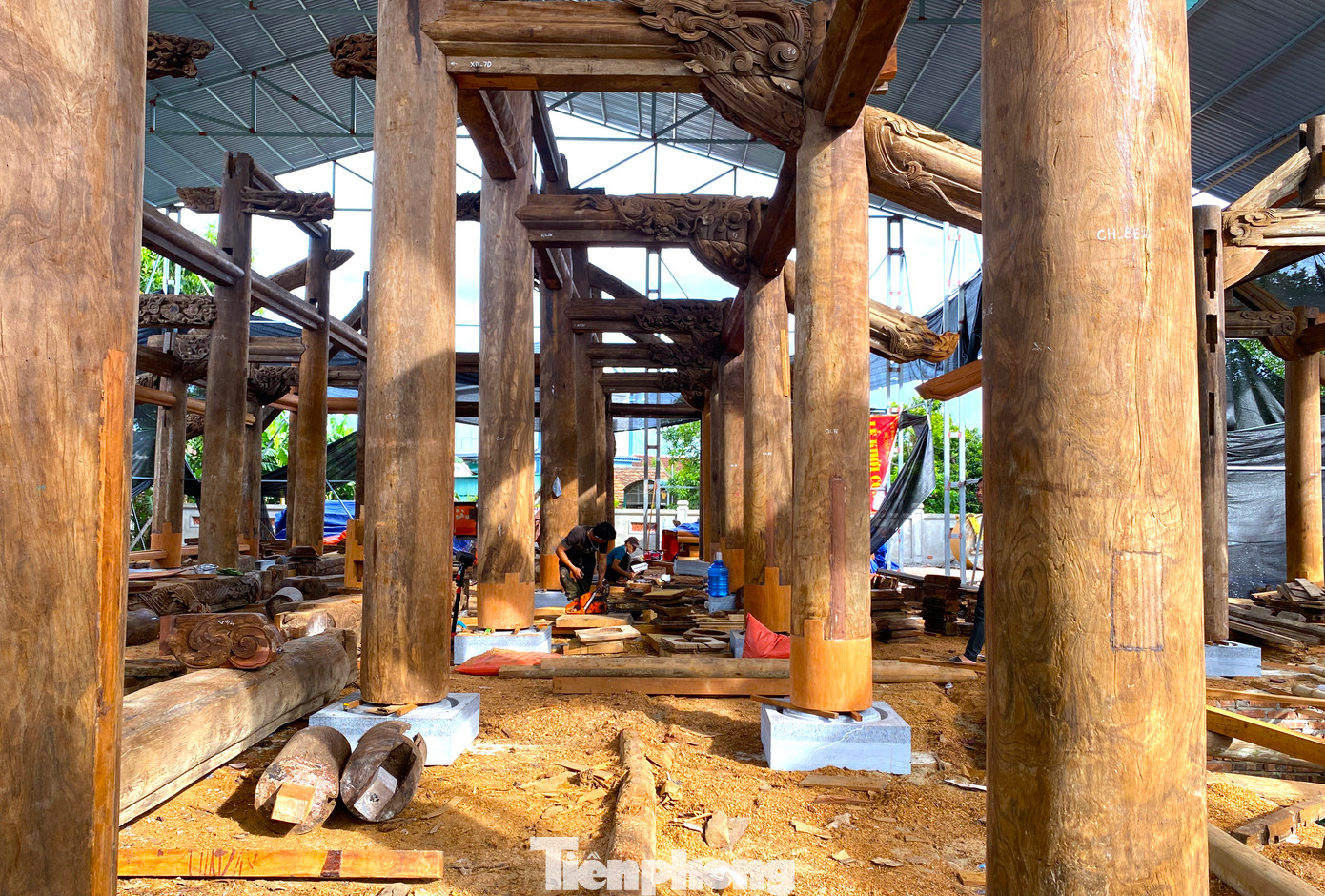 Ông Bùi Công Vinh - Phó Giám đốc Sở Văn hóa - Thể thao Nghệ An cho biết trước đây ngôi đình đã nhiều lần được sửa chữa. Nhưng đây là lần tu bổ quy mô lớn nhất kể từ khi ngôi đình được xếp hạng.