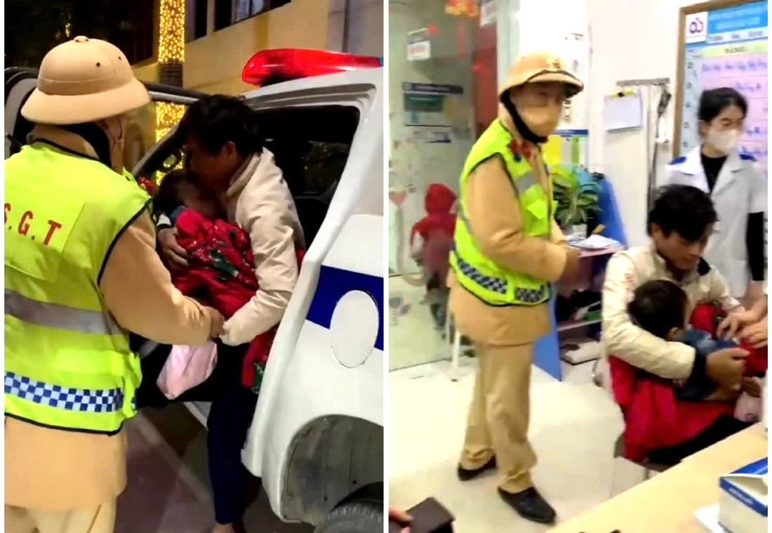 Tổ công tác số 1 Trạm CSGT Diễn Châu kịp thời đưa cháu bé 5 tuổi bị co giật đến bệnh viện cấp cứu kịp thời. Tổ công tác số 1 Trạm CSGT Diễn Châu kịp thời đưa cháu bé 5 tuổi bị co giật đến bệnh viện cấp cứu kịp thời.