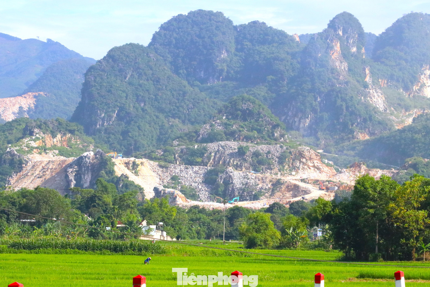 Từ khi các mỏ khoáng sản rầm rộ hoạt động, những quả đồi, nhiều ngọn núi ở huyện Quỳ Hợp bị “xẻ thịt, lóc da”, để lại chằng chịt những “vết thương”.