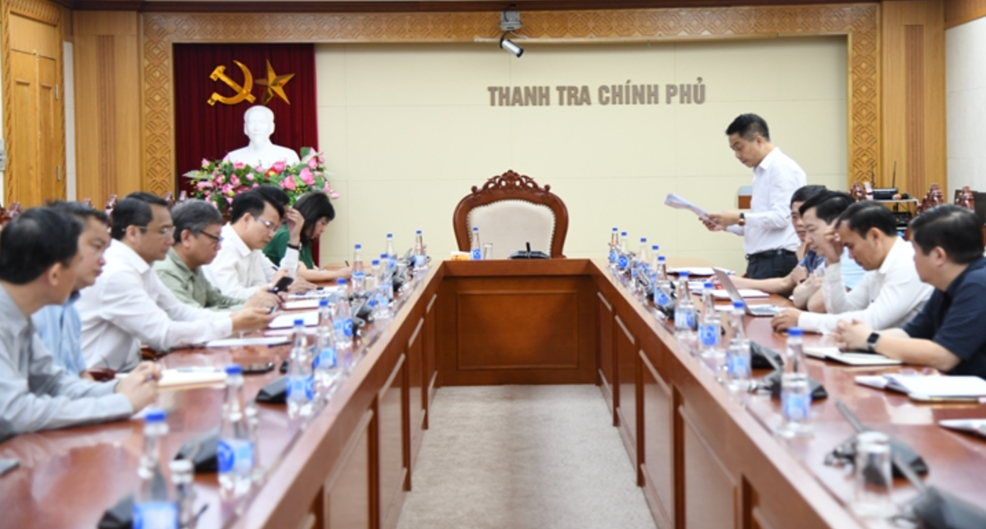 Thanh tra Chính phủ công bố kết luận thanh tra. Ảnh: Minh Nguyệt. Thanh tra Chính phủ công bố kết luận thanh tra. Ảnh: Minh Nguyệt.