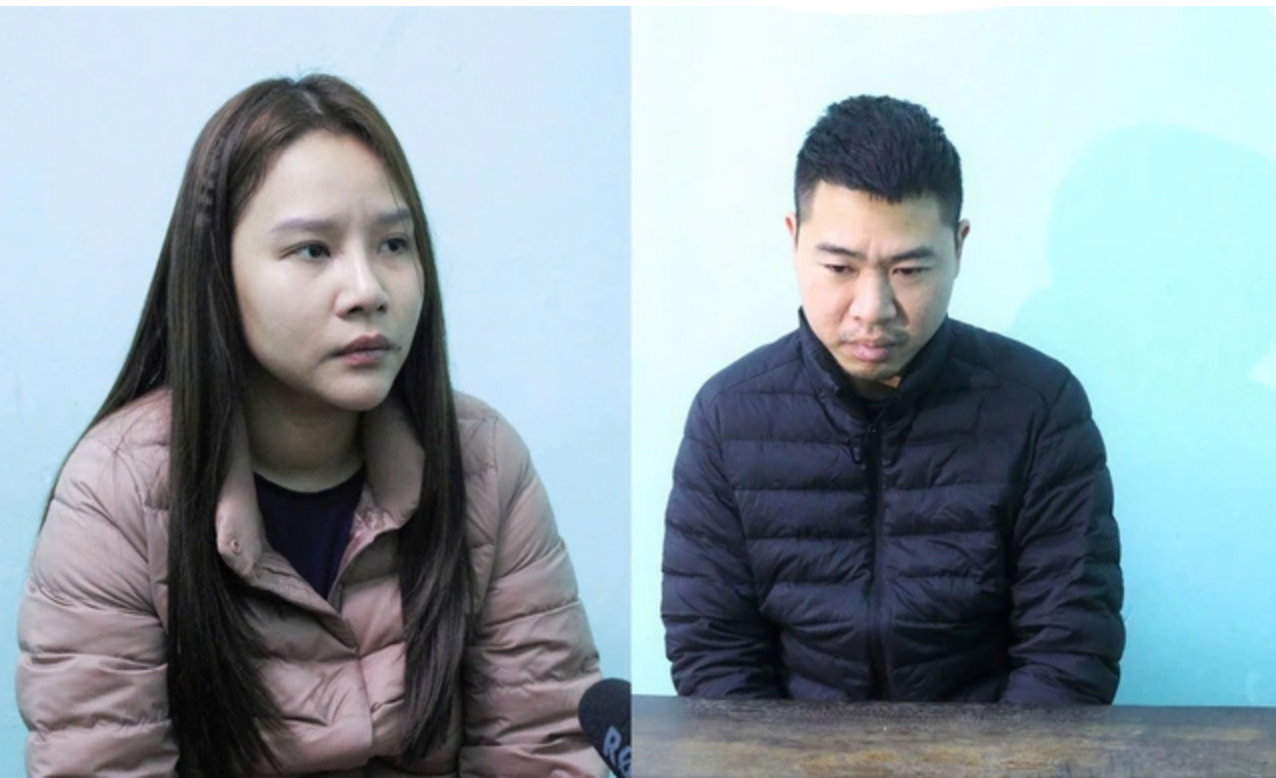 Vợ chồng Trần Thị Thu Phương và Nguyễn Mạnh Trường liên quan tới đường dây lừa đảo chiếm đoạt tài sản liên quan tới thực phẩm chức năng, mỹ phẩm. Ảnh: Công an Nam Định. Vợ chồng Trần Thị Thu Phương và Nguyễn Mạnh Trường liên quan tới đường dây lừa đảo chiếm đoạt tài sản liên quan tới thực phẩm chức năng, mỹ phẩm. Ảnh: Công an Nam Định.