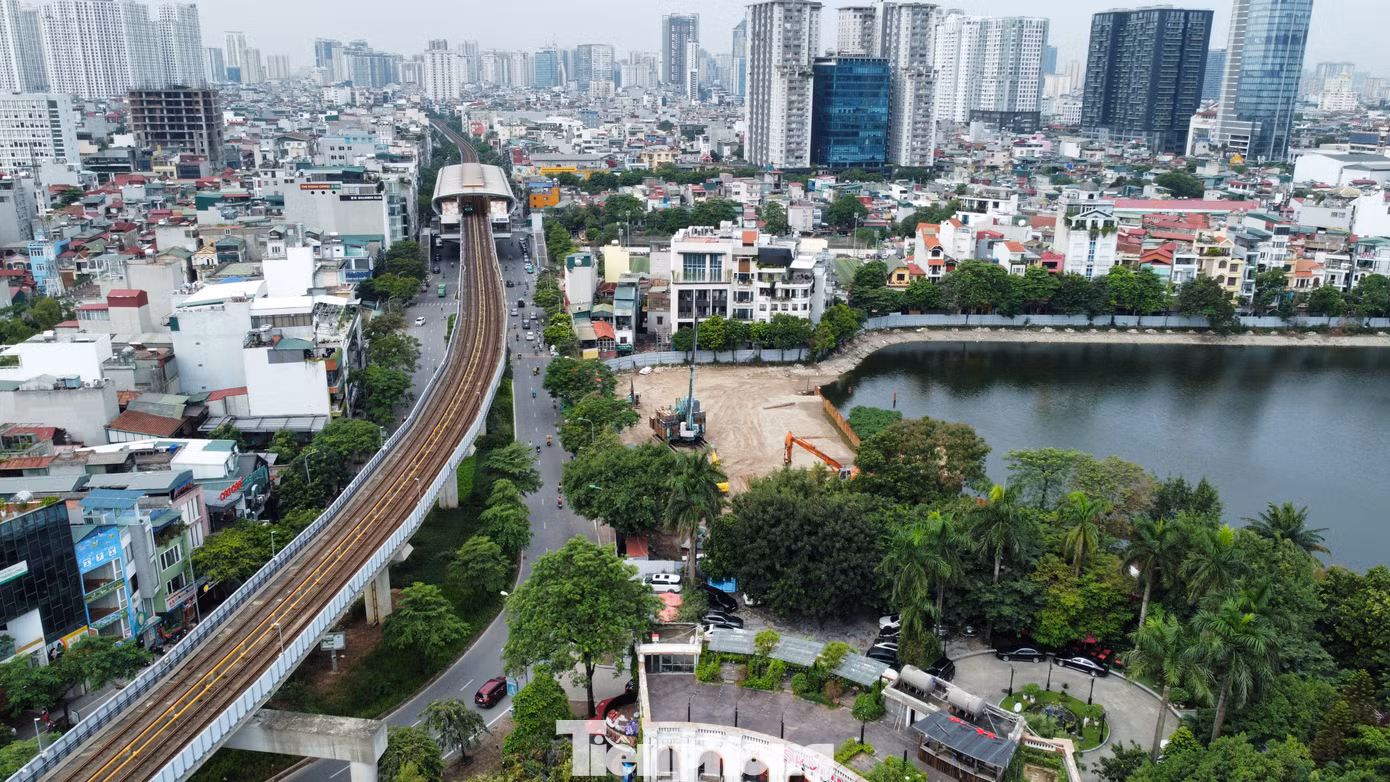 Khu vực bán đảo hồ Đống Đa