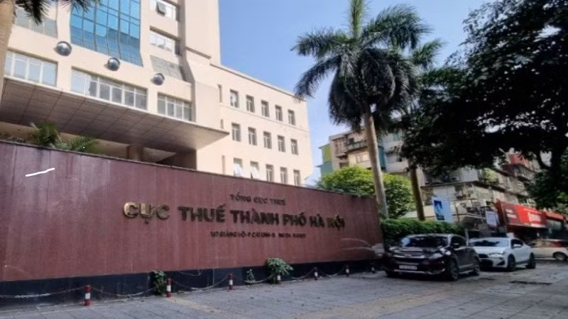 Trụ sở Cục Thuế TP Hà Nội.