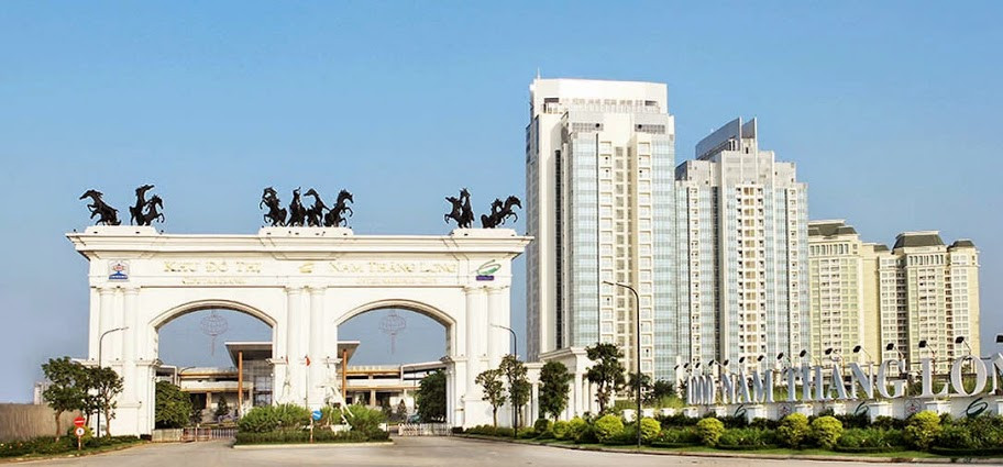 Khu đô thị Nam Thăng Long, phường Phú Thượng, quận Tây Hồ. Ảnh minh họa