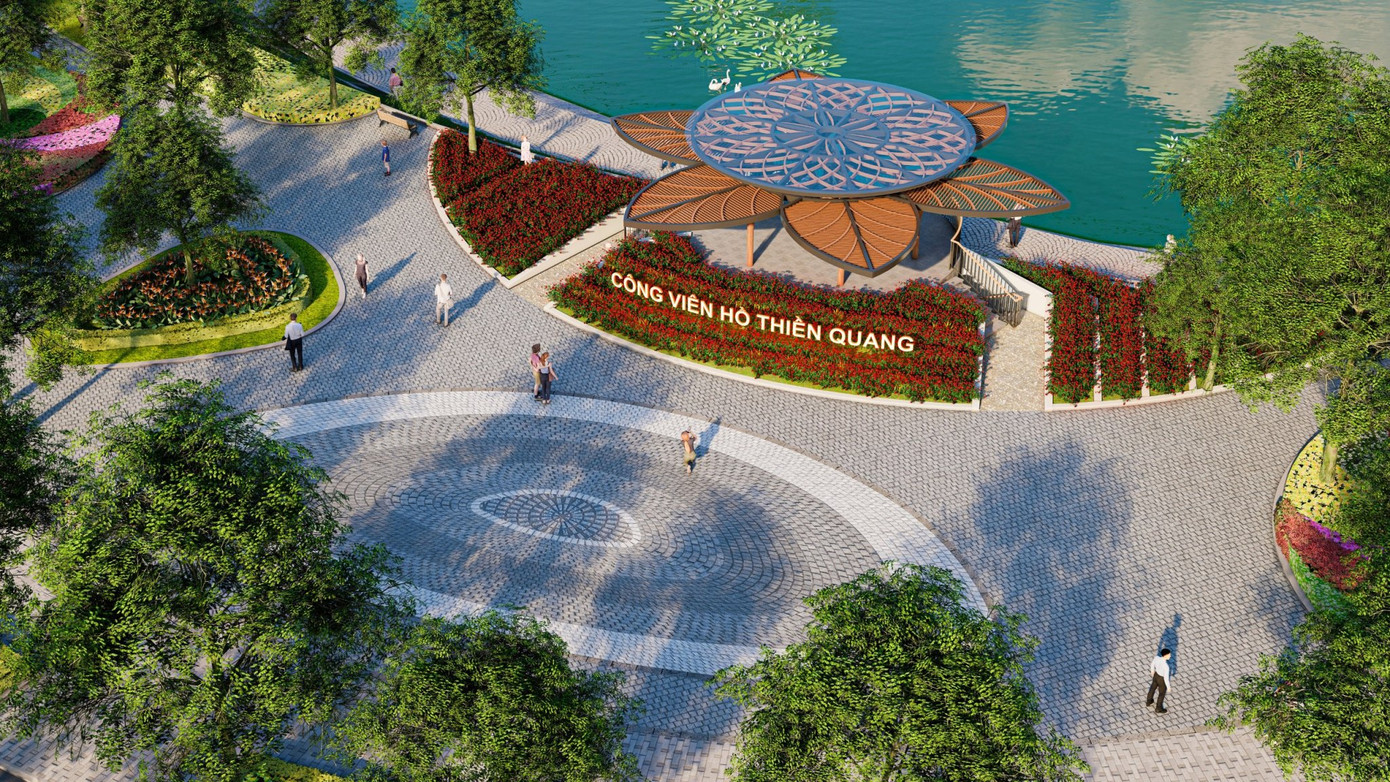 Theo chủ đầu tư, cùng với hạ ngầm hệ thống kỹ thuật phục vụ cấp wifi miễn phí, camera an ninh, toàn bộ đường dạo quanh hồ được lát bằng đá granit. Đây là vật liệu tự nhiên có sẵn tại các tỉnh Phú Yên, Bình Định, có tính thẩm mỹ cao. Được biết, các lớp kết cấu nền, kích thước, chiều dày viên đá đảm bảo bền chắc tương tự đá lát tại Hồ Gươm trước đó.