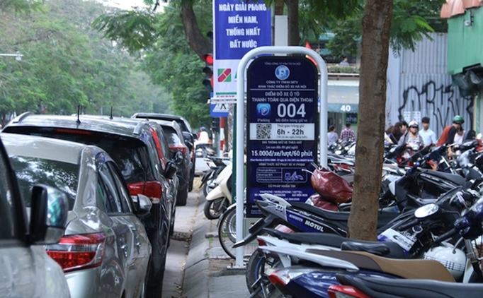 Một số tuyến phố trước đây đã sử dụng ứng dụng đỗ xe thông minh iParking nhưng không thành công.