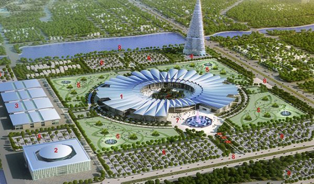 Phối cảnh dự án Khu đô thị mới tại huyện Đông Anh. Ảnh minh họa