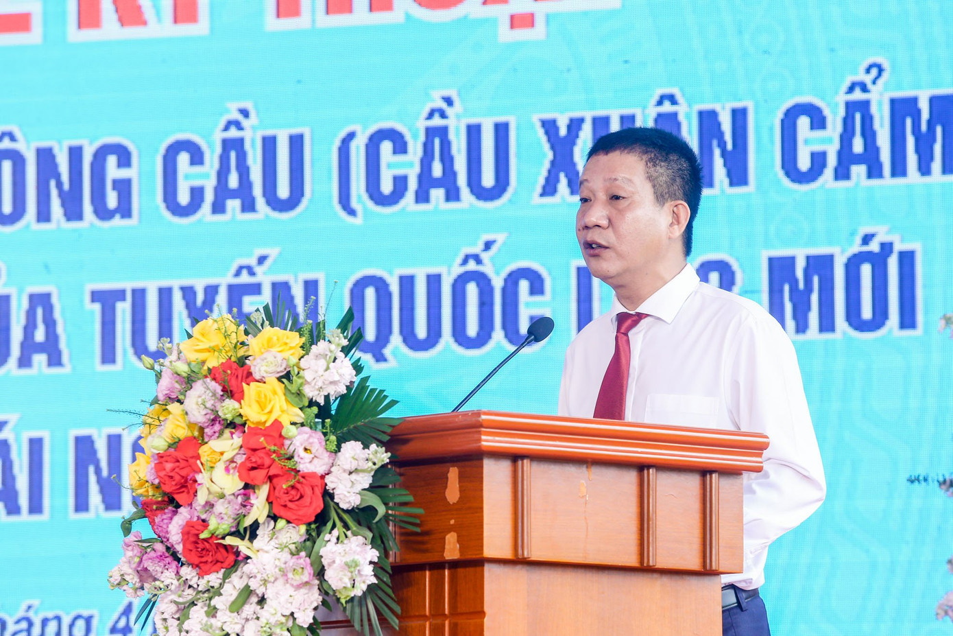 Ông Phạm Văn Minh - Chủ tịch UBND huyện Sóc Sơn chia sẻ về dự án.
