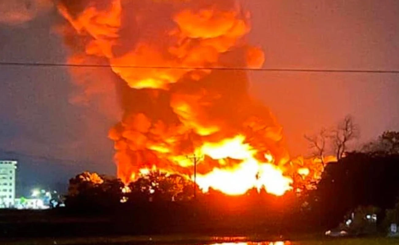 Vụ cháy tại Công ty cổ phần nhựa và bao bì Vĩnh Phúc