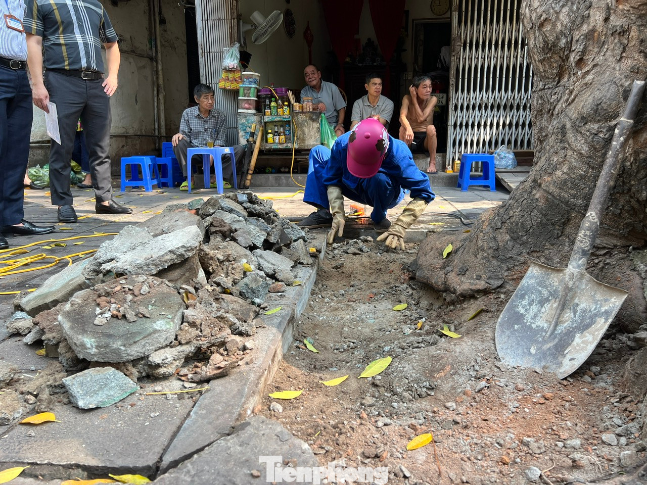 Không chỉ phá dỡ những mảng bê tông, gạch, đá, xi măng bị người dân xây bịt kín quanh gốc cây sao đen trên phố Lò Đúc, cơ quan chức năng sẽ tiến hành "giải phóng" cho loạt cây trên các tuyến phố khác.