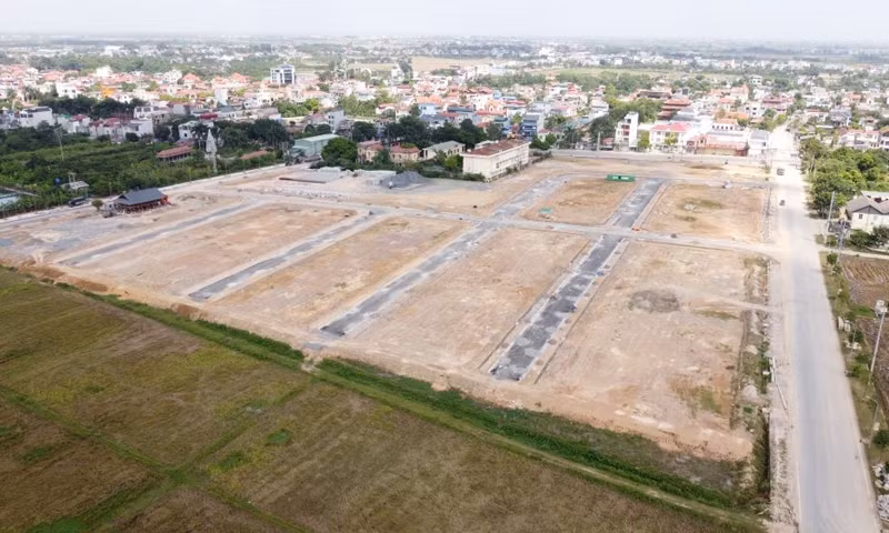 Một khu đất đấu giá tại huyện Mê Linh Một khu đất đấu giá tại huyện Mê Linh