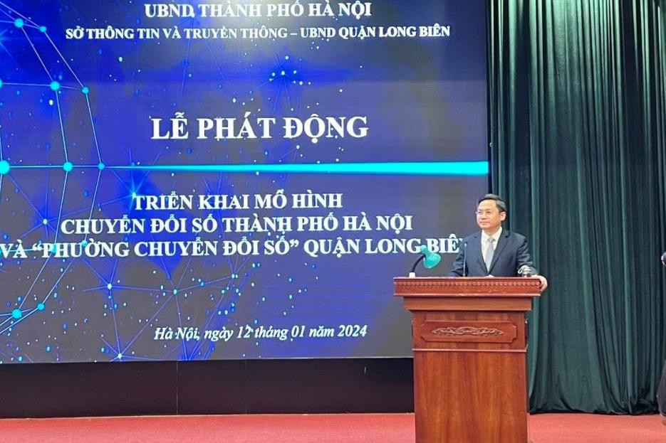 Phó Chủ tịch UBND thành phố Hà Minh Hải phát biểu tại lễ phát động Phó Chủ tịch UBND thành phố Hà Minh Hải phát biểu tại lễ phát động