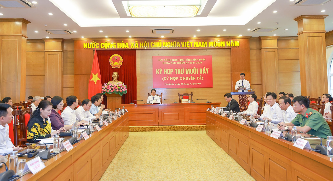 Quang cảnh Kỳ họp thứ 17, HĐND tỉnh khóa XVII. Ảnh: Trà Hương Quang cảnh Kỳ họp thứ 17, HĐND tỉnh khóa XVII. Ảnh: Trà Hương