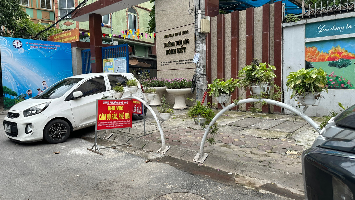 Các khu vực chân rác trước đây được dọn dẹp