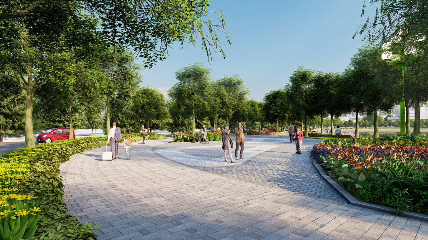 Ban Quản lý dự án đầu tư xây dựng quận Hai Bà Trưng cho biết thi công hạng mục ngầm giai đoạn đầu chỉ diễn ra ban đêm để đảm bảo an ninh trật tự và vệ sinh. Sau đó, các đơn vị sẽ đồng loạt thi công cả ngày lẫn đêm để dự án có thể hoàn thành đúng tiến độ.