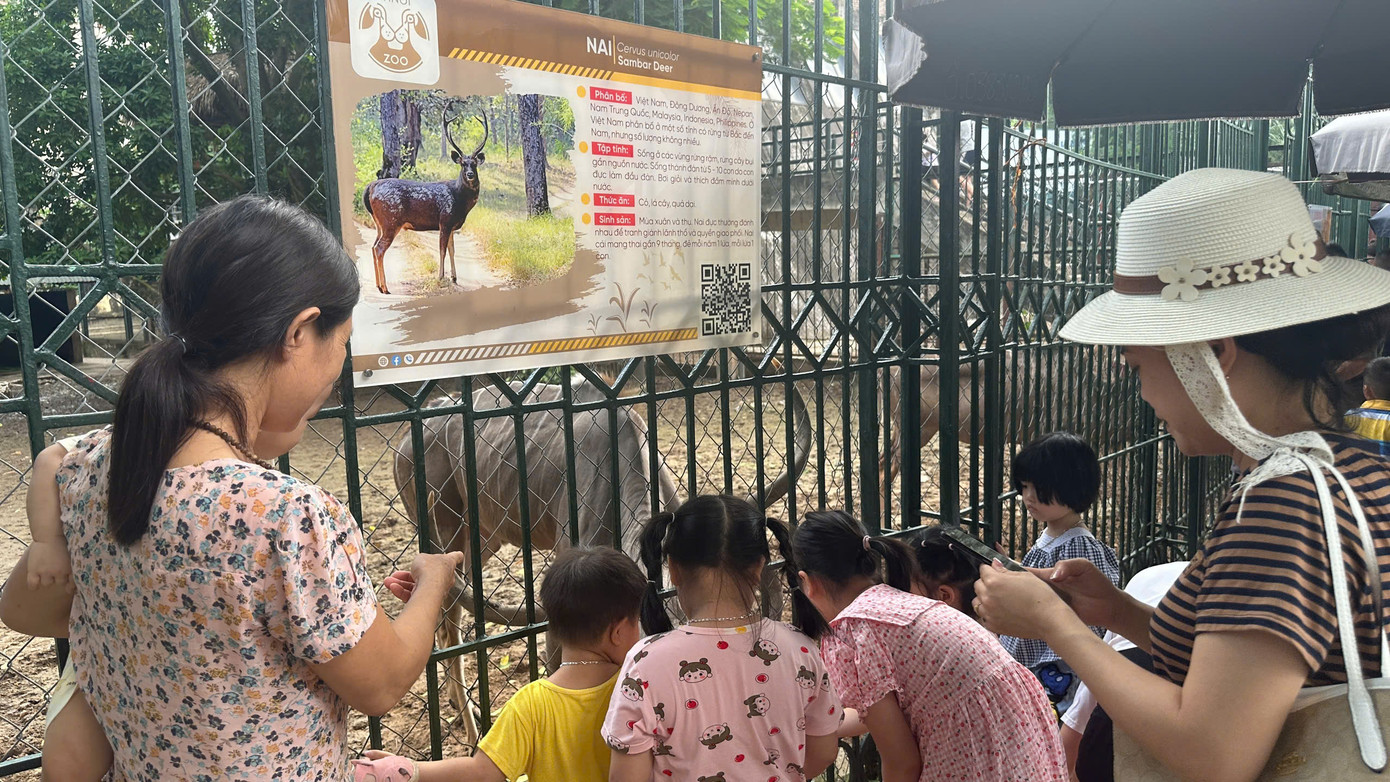 Đại diện Công ty TNHH MTV Vườn thú Hà Nội dự kiến, vườn thú sẽ đón từ 60.000 - 70.000 lượt khách đến tham quan trong 4 ngày nghỉ lễ