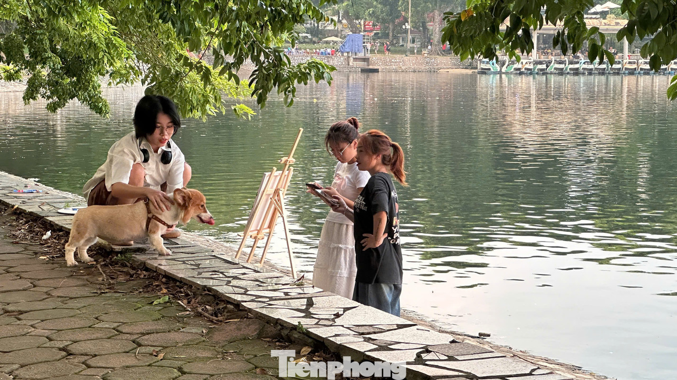 Số lượng khách đến công viên hiện cũng khó thống kê vì đã dừng bán vé vào cửa sau khi mở hàng rào.