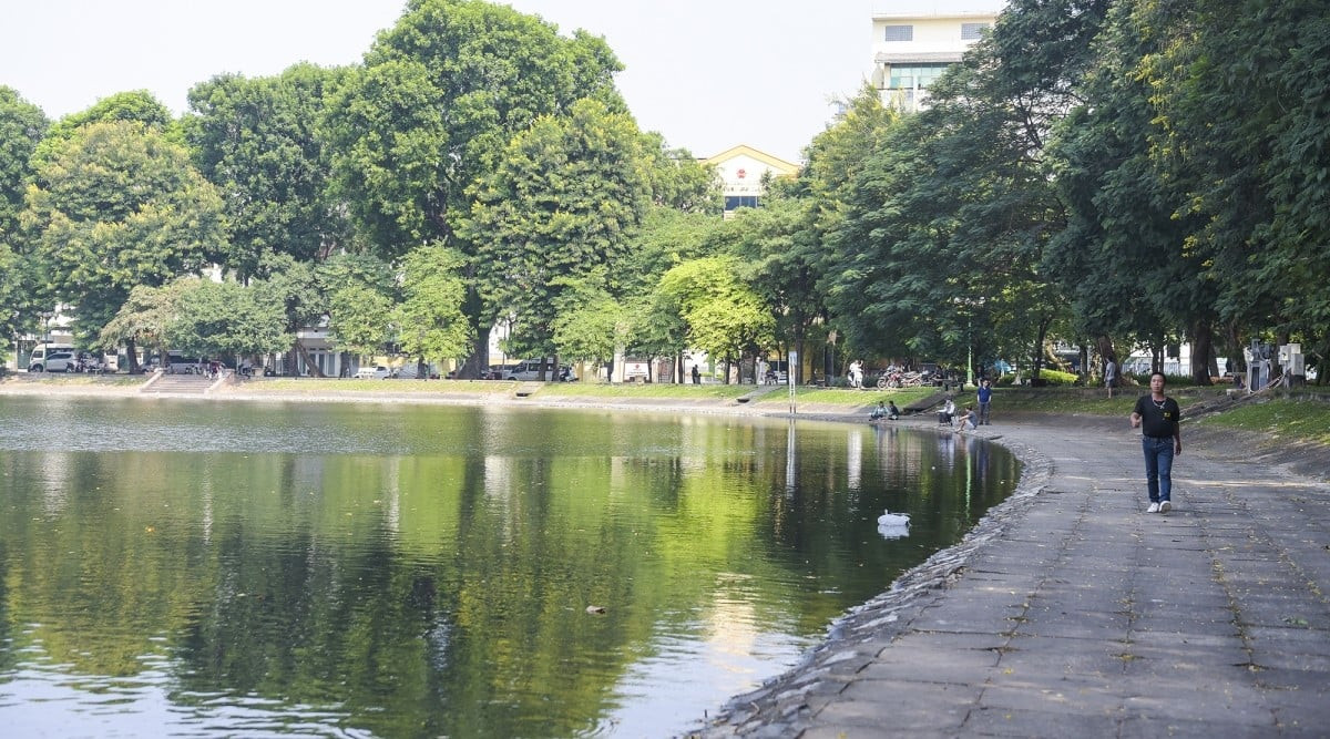 Khu vực hồ Thiền Quang