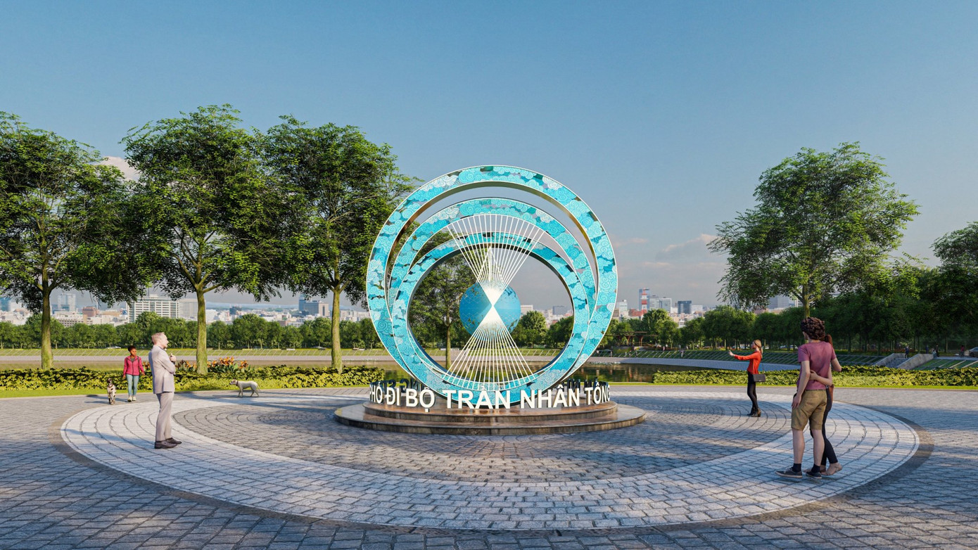 Đồ án thiết kế đô thị khu vực xung quanh hồ Thiền Quang tỷ lệ 1/500 nằm trong đề án không gian đi bộ hồ Thiền Quang và vùng phụ cận.