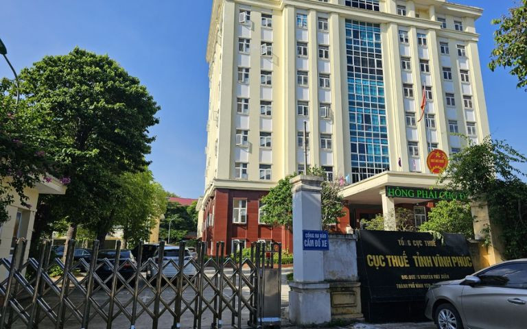 Trụ sở Cục Thuế tỉnh Vĩnh Phúc.