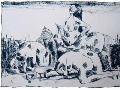 Một tác phẩm đồ họa mới của Đỗ Phấn