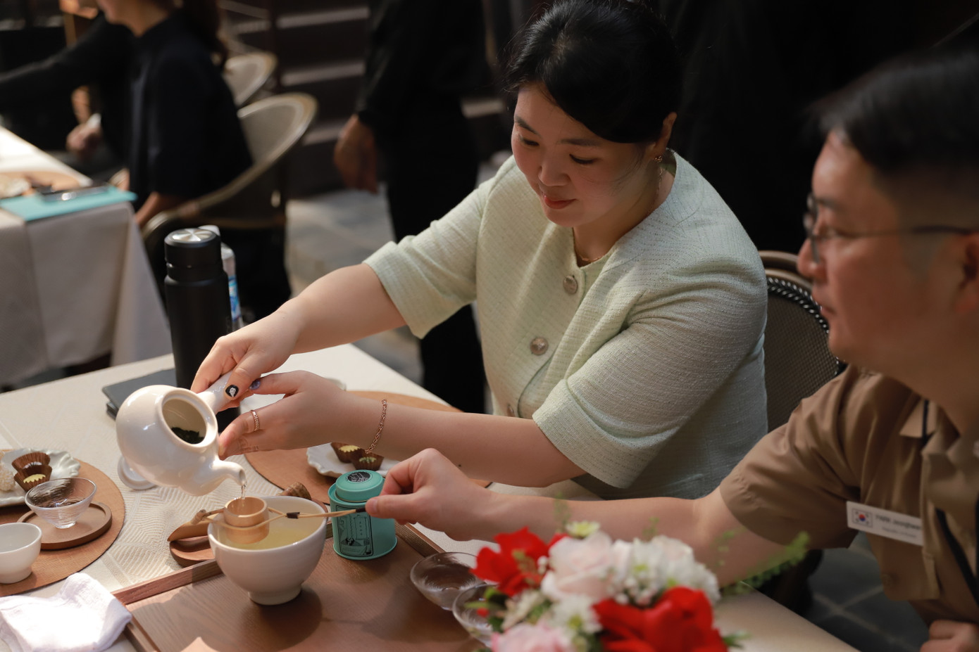 Trải nghiệm văn hoá thưởng trà truyền thống của Hàn Quốc.