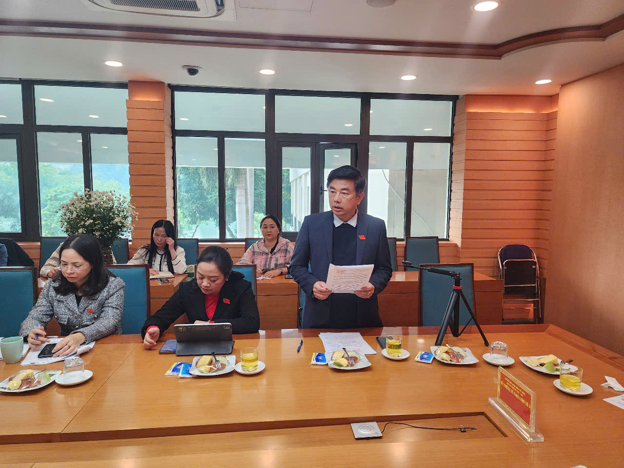 Đại biểu Nguyễn Minh Đức tại phiên thảo luận tổ