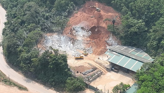 Hiện trạng cải tạo, lấn chiếm đất rừng của Công ty TNHH Lê Dũng Linh Hiện trạng cải tạo, lấn chiếm đất rừng của Công ty TNHH Lê Dũng Linh