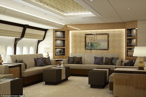 Choáng ngợp 'dinh cơ nghìn tỷ' trên máy bay Boeing 747 ảnh 9