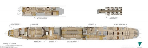 Choáng ngợp 'dinh cơ nghìn tỷ' trên máy bay Boeing 747 ảnh 11