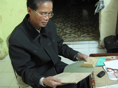 Ông Nguyễn Văn Lệnh ngày nay . Ảnh: P.G Ông Nguyễn Văn Lệnh ngày nay