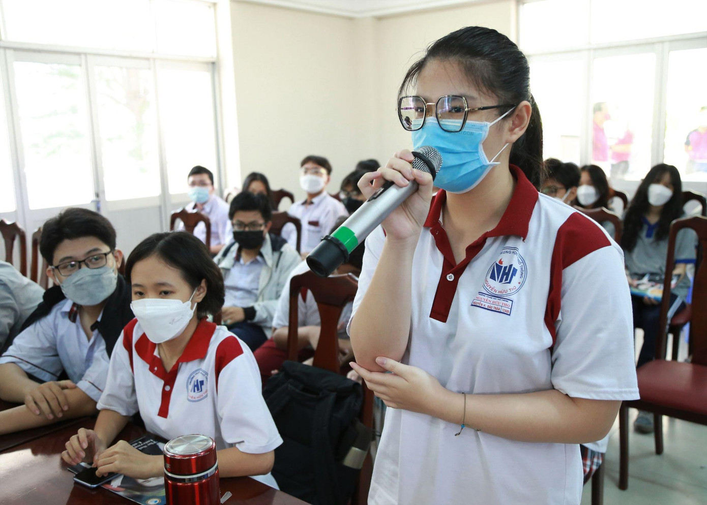 Bảo Trân chia sẻ tại buổi tọa đàm