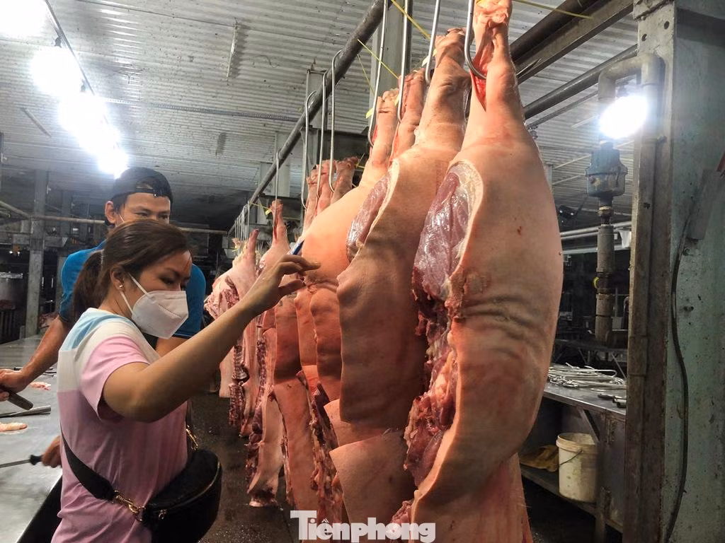 Tính từ nửa tháng qua, heo mảnh tại chợ đầu mối đã tăng khoảng 10.000 - 12.000 đồng/kg